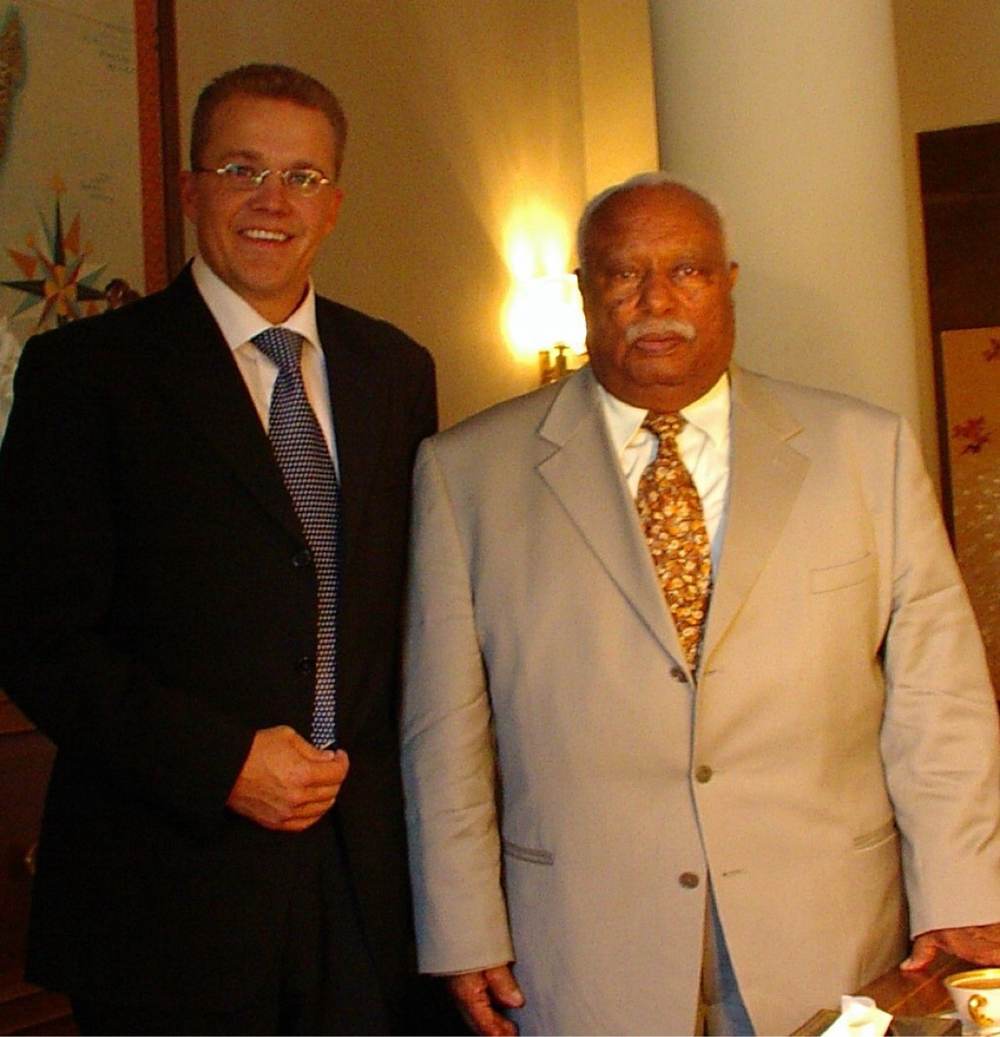 Karl Hargestam received during an official visit